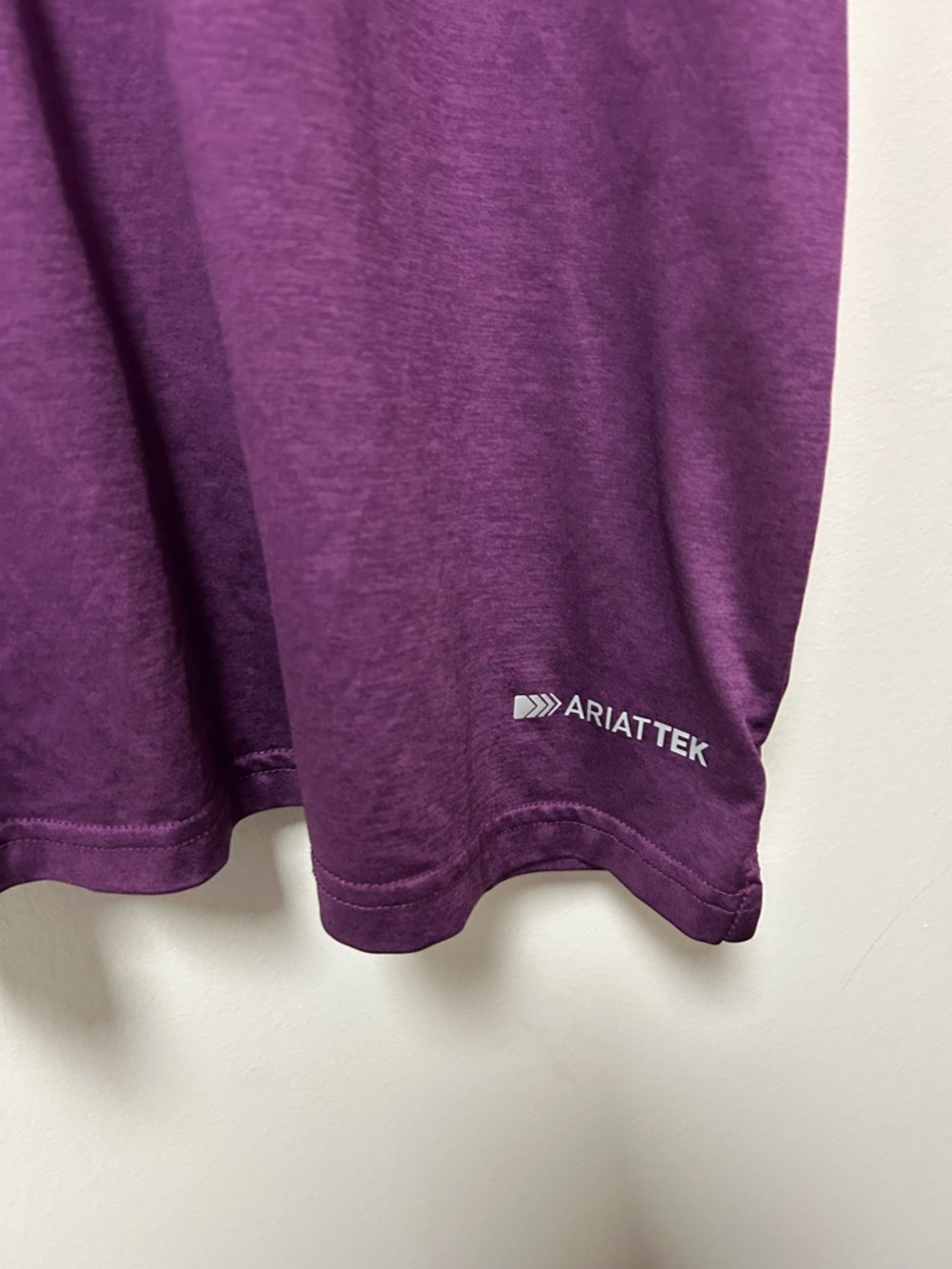 Ariat AriatTek Polo XXL Purple Golf Performance Shirt Moisture Wicking - Picture 5 of 6